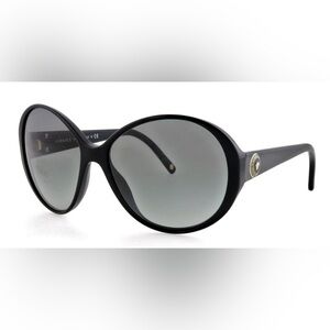 Versace Black Oval Sunglasses